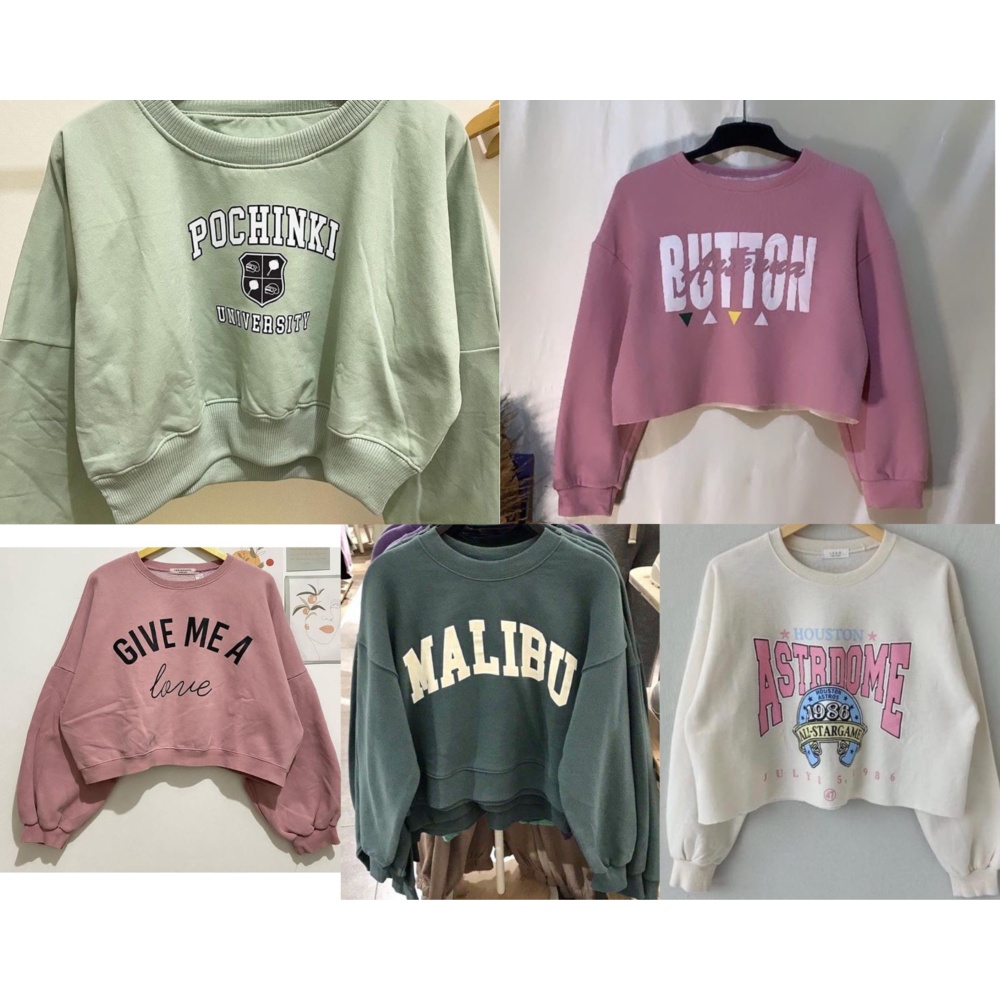 Sweater Wanita Edisi Crop