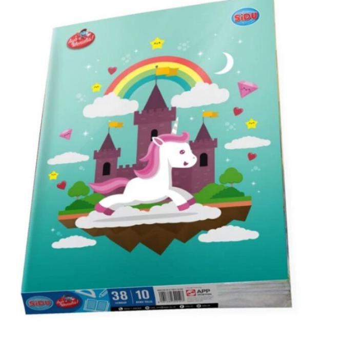 

Best - SiDU Buku Tulis 38 Lembar Random Character 1 Pack = 10 pcs
