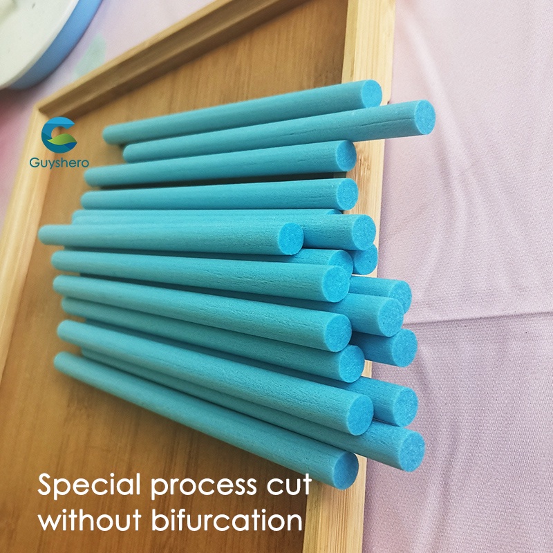 Humidifier Mini Air Purifiers Ultrasonic Atomizer Steamer Cool Mist Arom Diffuser for Aromatherapy in Home & Car with Rainbow LED Light-Blue 8*200mm 5pcs