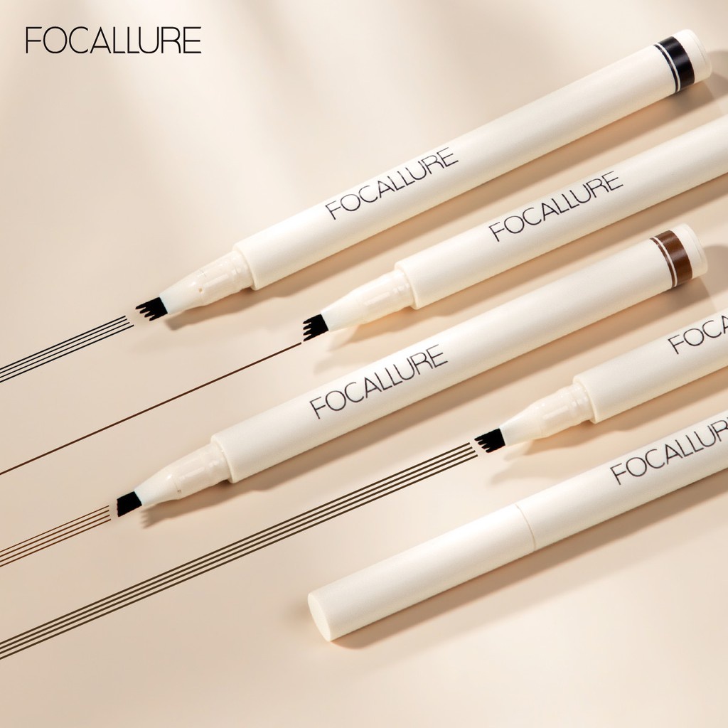TIKTOK - FOCALLURE Anti air pensil alis 4 garpu alis natural eyebrow pen FA161