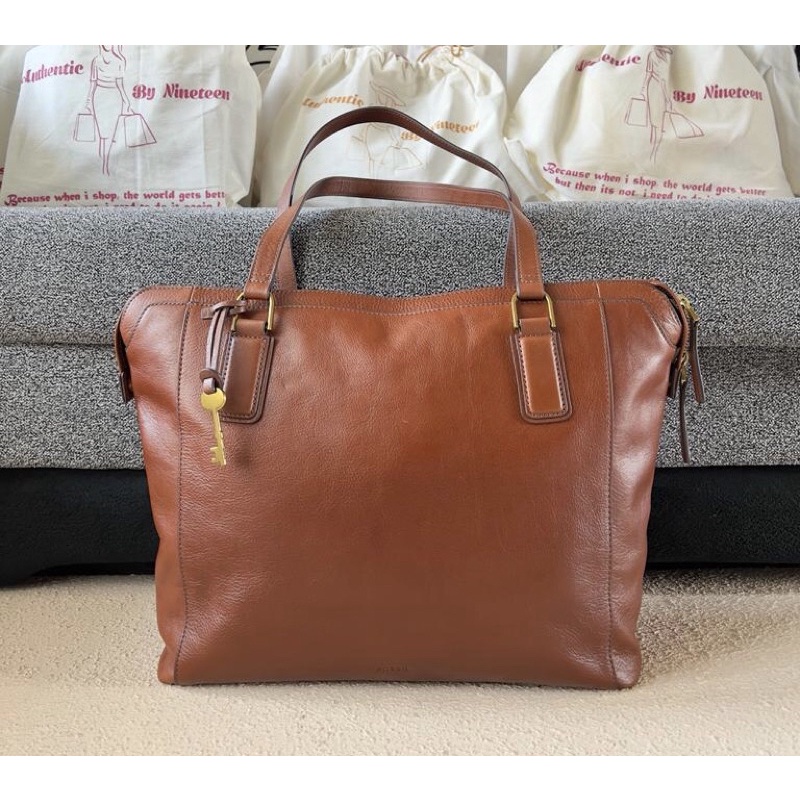 Jacqueline Large Tote Brown