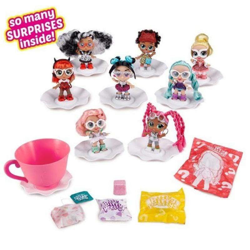 ori original zuru itty bitty pretty small tea cup S1 series one 1 mainan cangkir teh anak boneka doll surprises surprise collectible hadiah kado ultah cewek perempuan toy toys girl girls gift collection