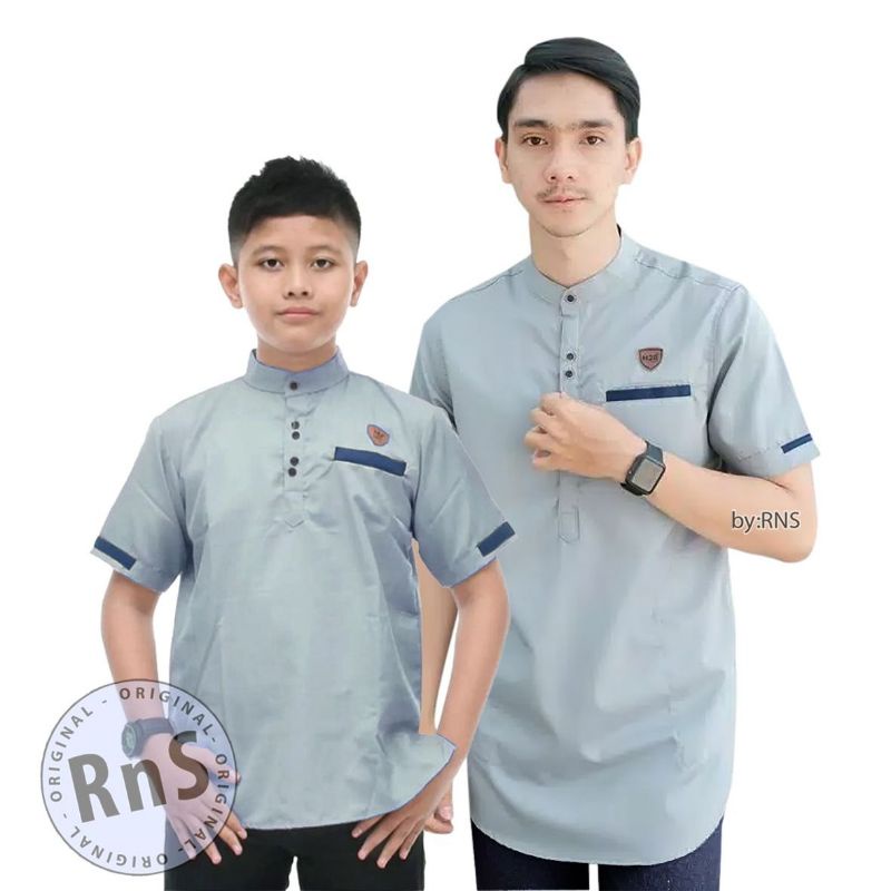 Baju Koko kurta couple ayah dan anak bahan toyobo M L XL Koko kurta Pakistan 2022