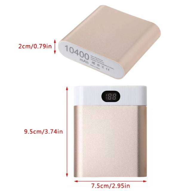 Power bank 18650 Baterai Pemegang Plastik Baterai Pemegang Kotak Penyimpanan Charger Baterai DIY