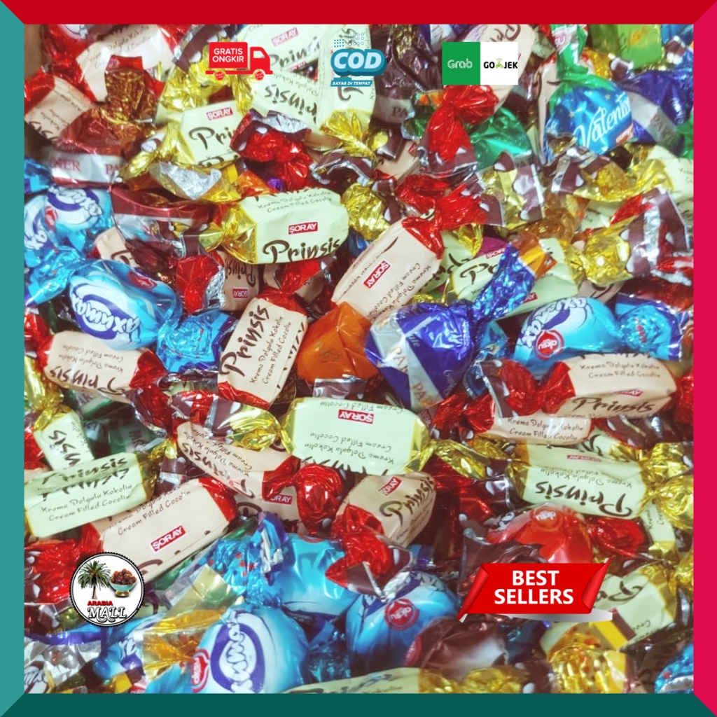 

coklat/cokelat arab turky original 100gr truffle dll..