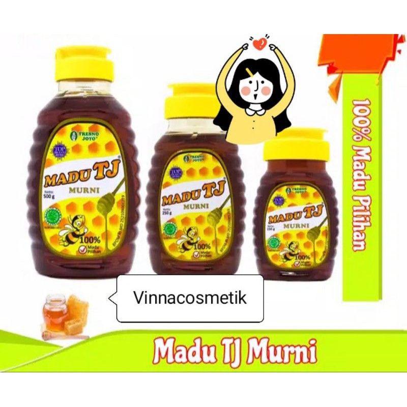 Madu Tj Murni Tersedia Ukuran 150 gr~250 gr~500 gr Original 100%++Asli~Berkulitas