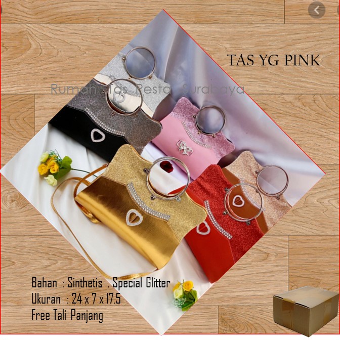 Tas Satin,Tas Clutch,Tas Seserahan,TAS YG PINK