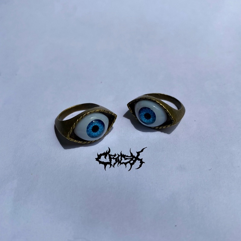 EYE RING / BLUE EYE RING / CINCIN MATA / CINCIN TITANIUM / AESTHETIC RING / CINCIN ESTETIK / CINCIN AESTHETIC / CINCIN PRIA / CINCIN WANITA / CINCIN PRIA WANITA