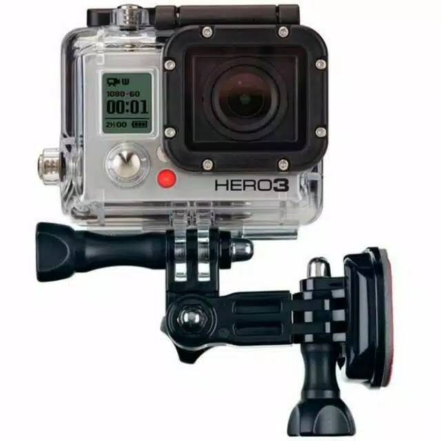 Medan Universal Pivot Arm Sambungan Helmet Mount Mounting Xiaomi Yi Xiaomi Yi 2 4K GoPro Sjcam Bpro