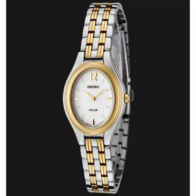 SEIKO SUP006 Solar Powered Quartz Watch Original SUP006P1 Jam Tangan Wanita
