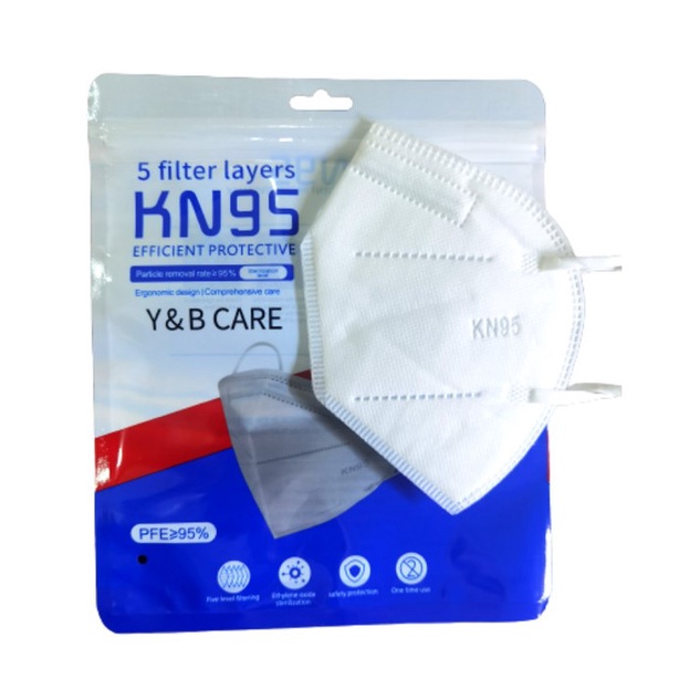 Grosir Masker KN95 Putih 5 Ply Disposable Mask Isi 100pcs