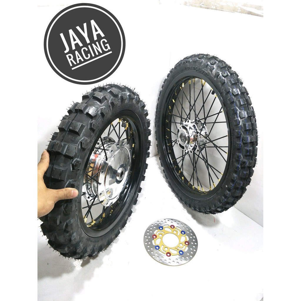 Velg Sepaket model KLX matic ring 14 17 Plus ban cross Xride - Mio