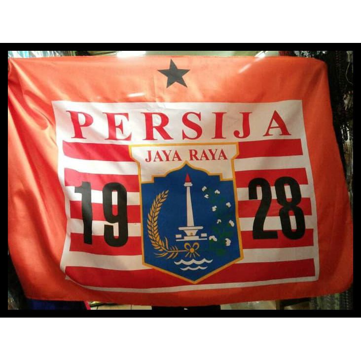 Mantab Bendera Sepak Bola Jakarta Persija Ukuran Besar