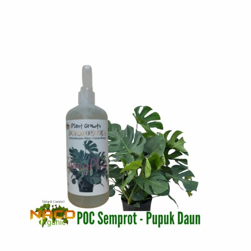 Plant Growth Pupuk Organik Cair Tanaman Hias Kembang/Bunga/Aglonema POC Semprot Siap Pakai