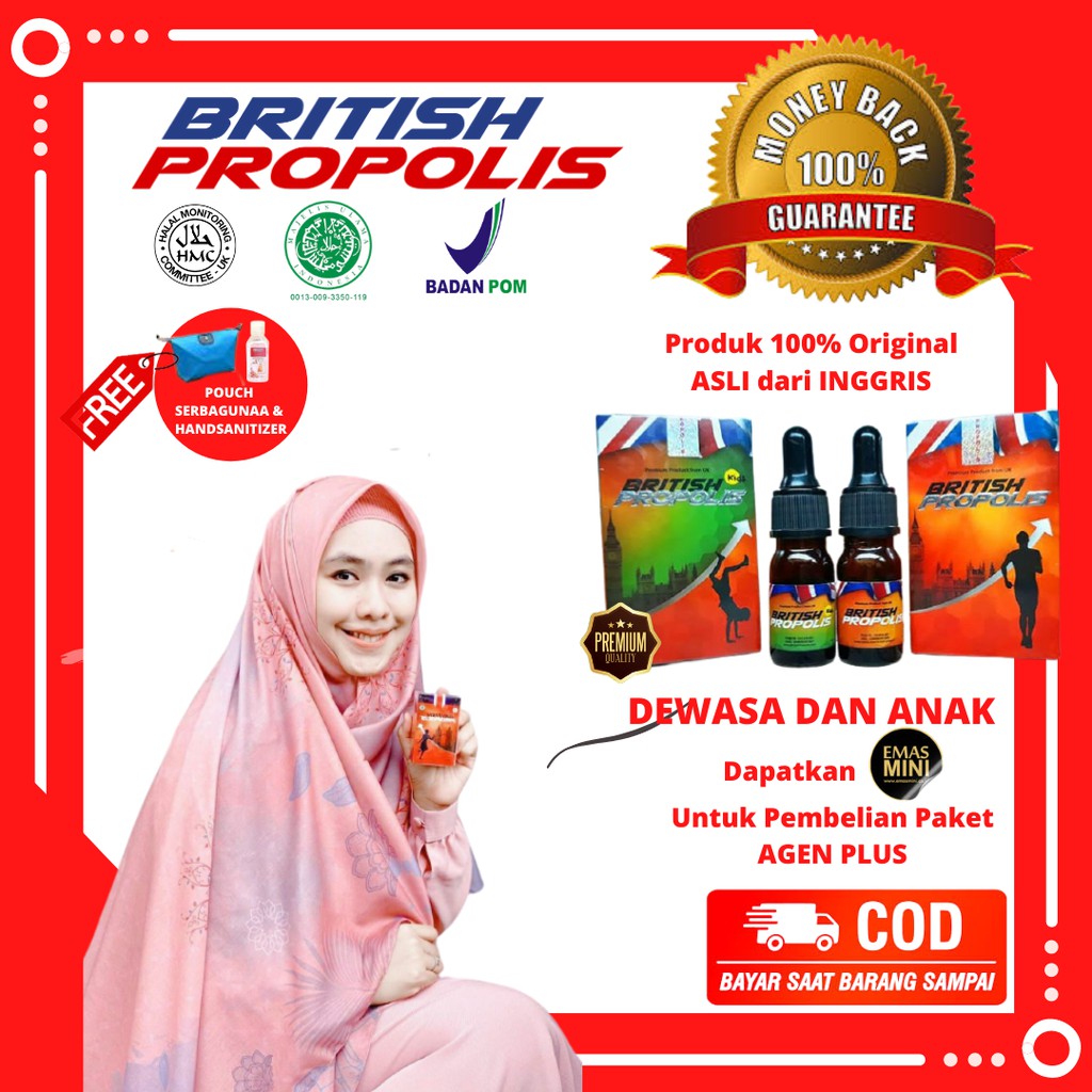 BRITIS BRITISH PROPOLIS PROMIL PROGRAM HAMIL KESUBURAN KESEHATAN DAYA TAHAN TUBUH KUAT ALAMI BP06