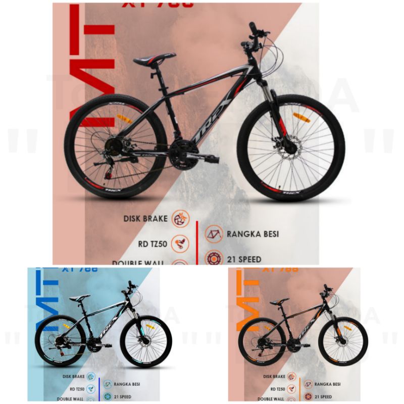 TB - Sepeda MTB TREX XT-788 Uk 26 Inch