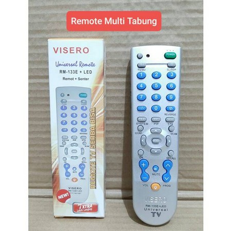 REMOT TV MULTI TABUNG / Remote Multi TV Tabung &amp; LCD (RM-133E) + LED / VISERO REMOT TV MULTI TABUNG