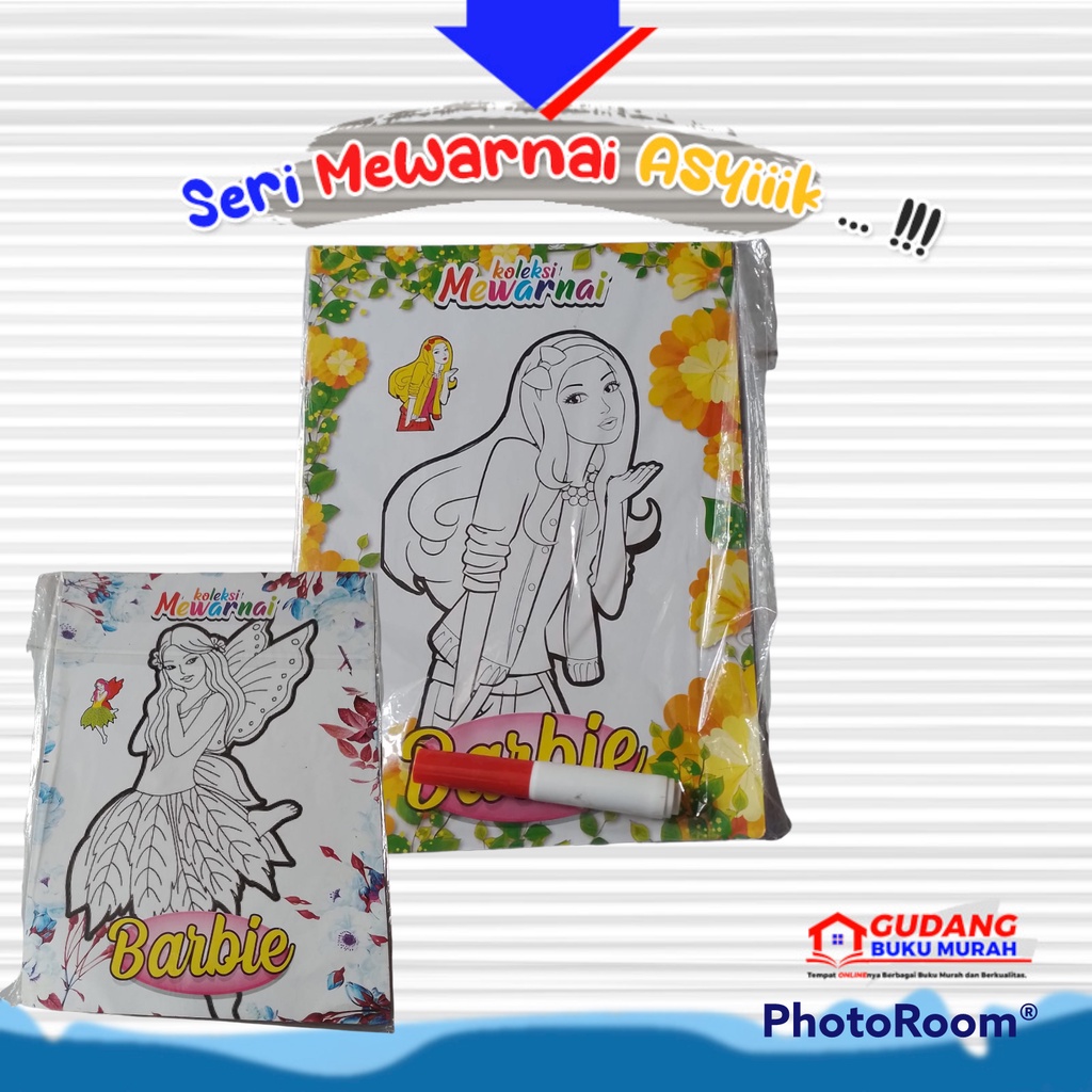 

Seri Mewarnai asik | 1 buku 2 gambar | buku mewarnai dengan cat | mewarnai asik | buku mewarnai murah