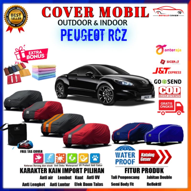 Cover Mobil Sedan Peugeot RCZ / Sarung Mobil Sedan RCZ / Selimut Mantel Tutup Pelindung Outdoor