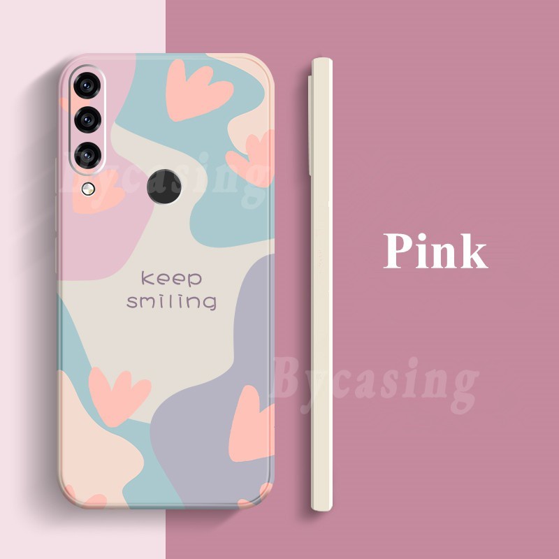 Fashion Daisy Soft Case for Huawei Y7A Y6P 2020 Nova 7i 3i 5T Y9 Prime 2019 Y9S Keep Smiling Chrysanthemum YES OK Pattern Soft Silicone Matte Phone Cover Rixuan