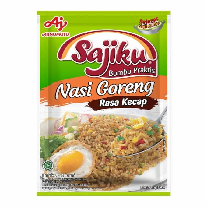 

Ajinomoto Sajiku Bumbu Nasi Goreng Rasa Kecap 20gr