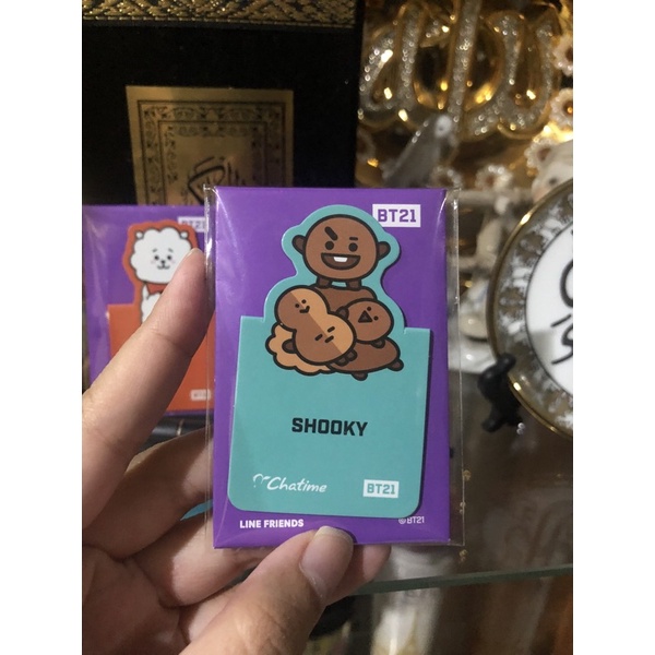 magnet chatime x bt21 shooky