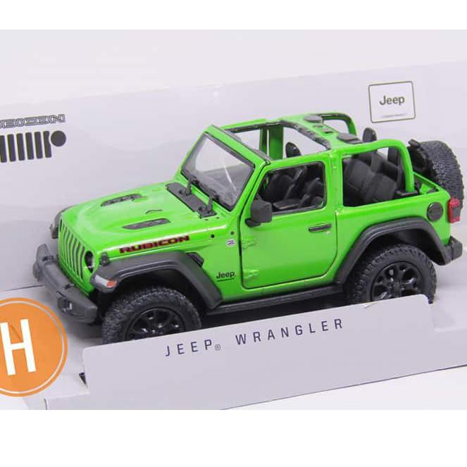 Jeep Wrangler Rubicon Hard Top / No Top - Diecast Mobil Mobilan Mainan Kado Anak Laki ➷