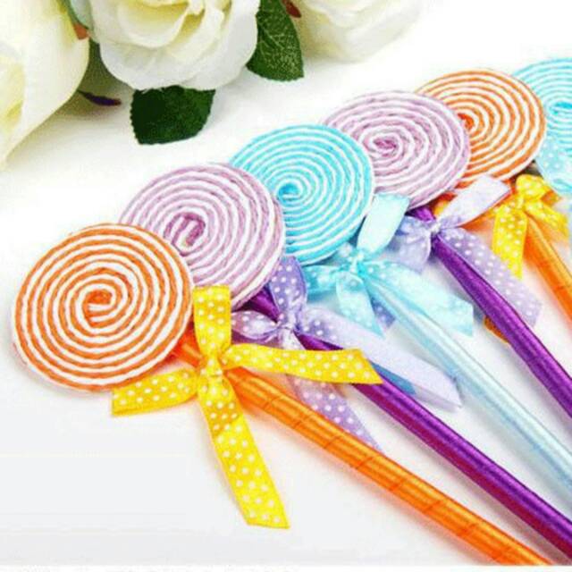 

Sale...Pen bentuk lolipop dengan hiasan pita