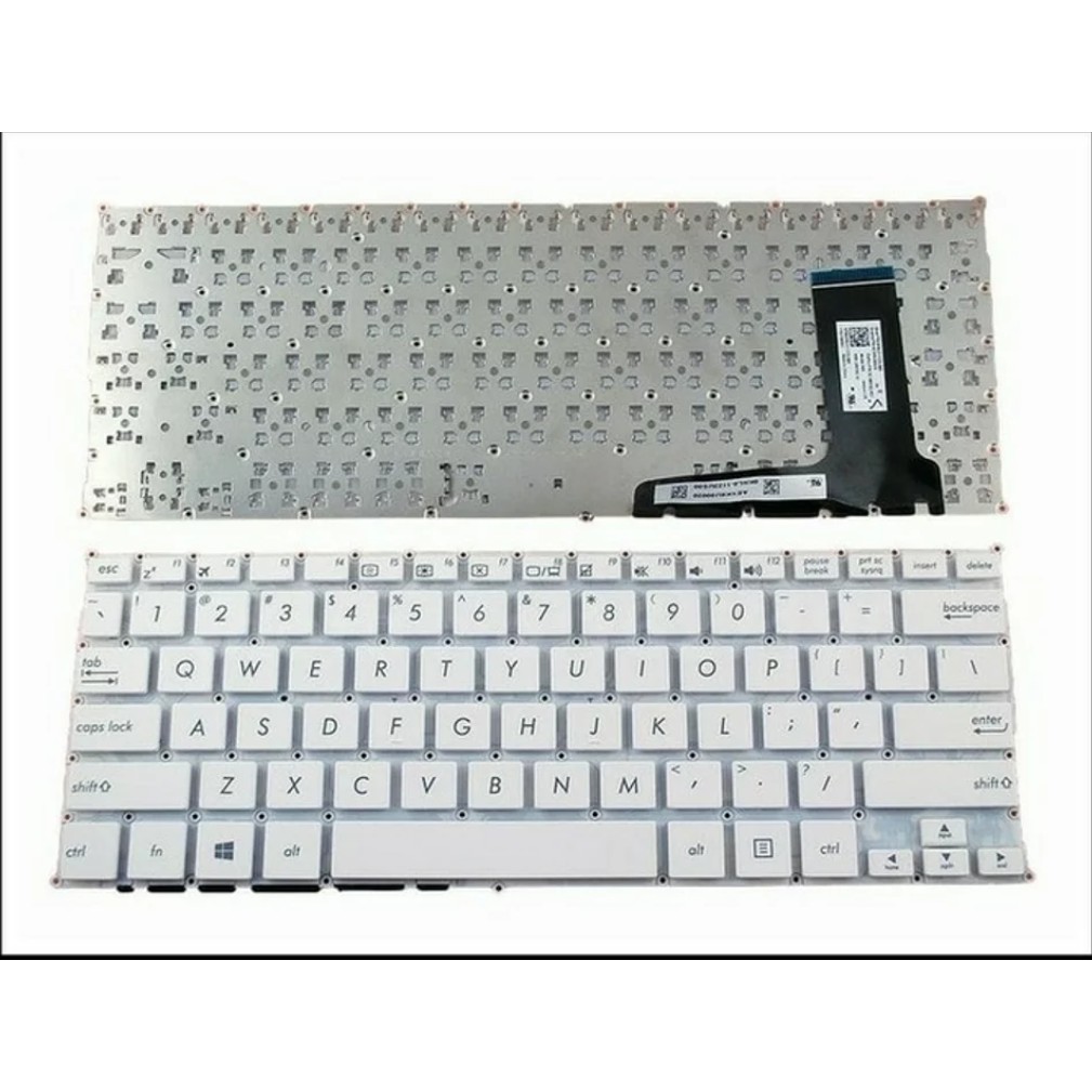 Keyboard laptop asus E203 E203n E203na E203nah E203m E203ma E203mah Hitam