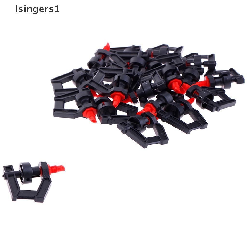 (lsingers1) 20pcs / Set Nozzle Sprinkler Tipe G Rotasi 360 Derajat Untuk Irigasi Taman