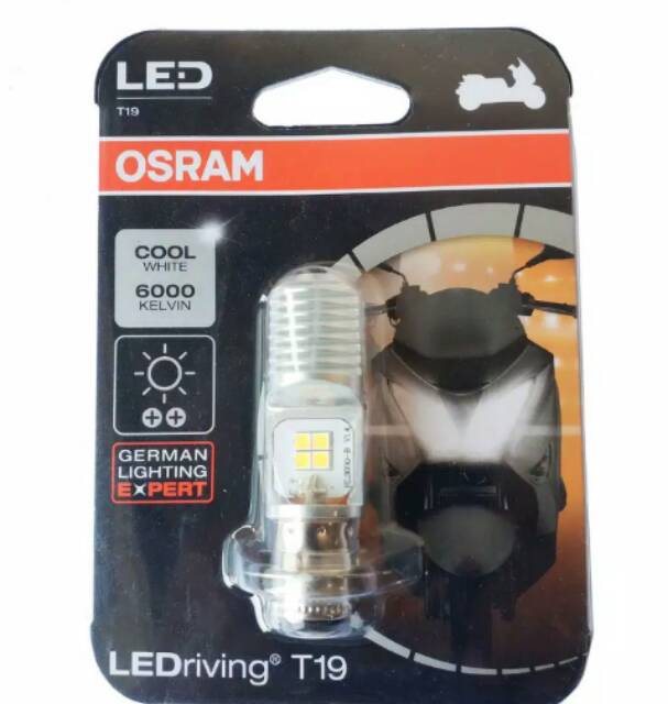 Lampu depan LED osram T19 H6 M5 K1 putih