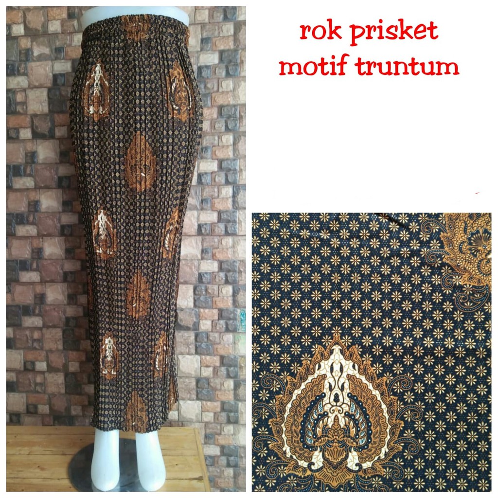 SB Collection Rok Plisket Martha Maxi Panjang Jumbo Batik Wanita