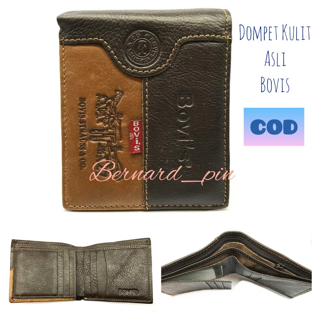 Dompet Pria Kulit Asli Dompet Laki2 Kulit Motif Kombinasi Dengan 6 Macam