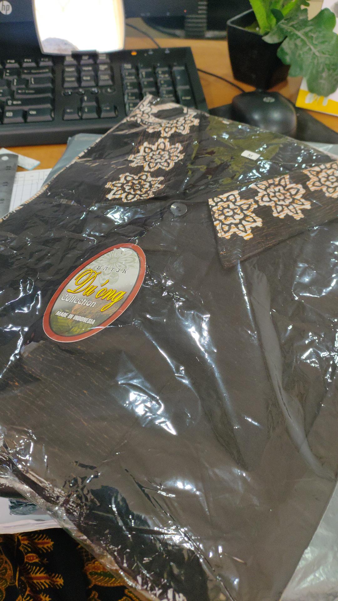 Kemeja Batik Lengan Panjang Batik  Danabrata Pria Motif Songket Hijau Kode 031 M L Xl Xxl Regular