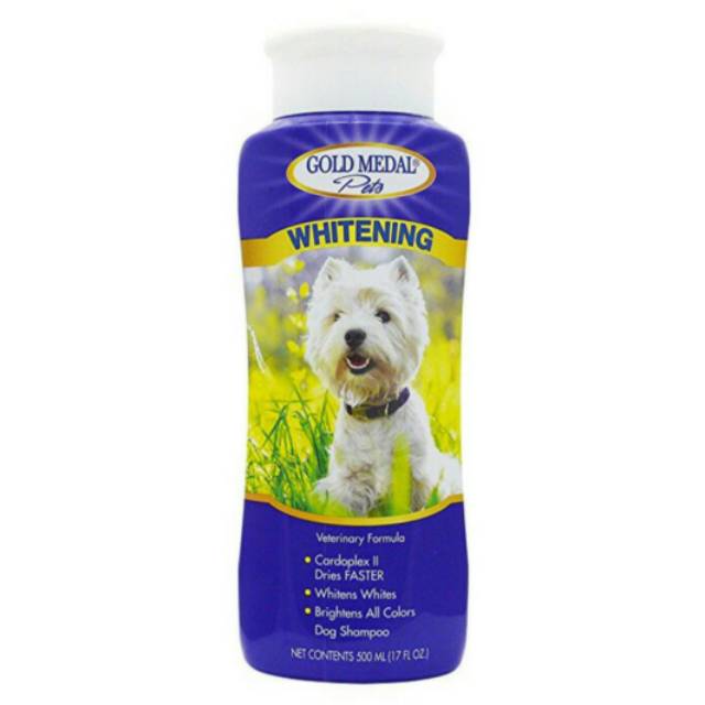 Gold Medal Pets Whitening Dog Shampoo 17 Oz 500ml Shampoo Anjing Shopee Indonesia