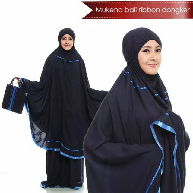 Mukena Bali Ribon/ Mukena Bali/ Mukena dewasa
