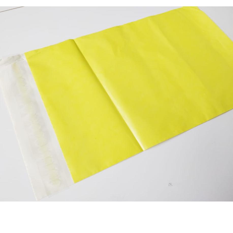 

Kekinian - POLYMAILER ±100PCS 25x40CM YELLOW SEMI GLOSSY PLASTIK POLYMAILER KUNING