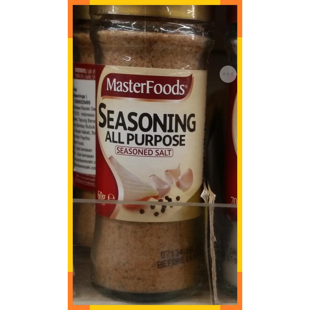 

Masterfoods | seasoning | all purpose | seasoned salt | 60 gr