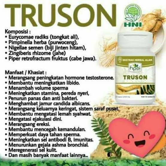 ( COD ) Truson Vitalitas isi 50 kapsul HNI/HPAI