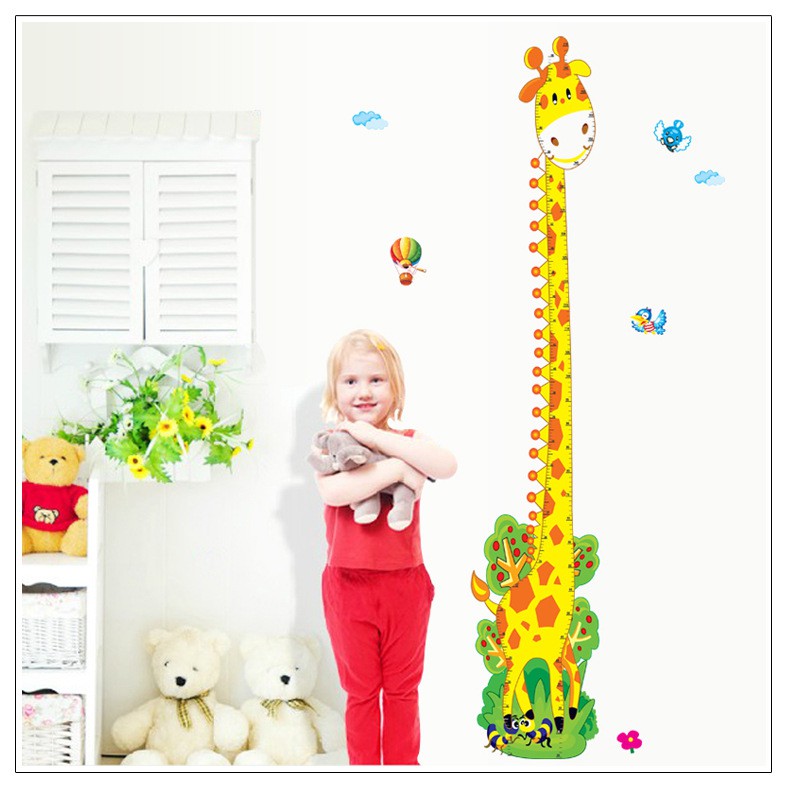 RELIZA WALLSTICKER TINGGI BADAN JERAPAH ANAK KIDS ANIMAL HEWAN AY7064 STIKER DINDING