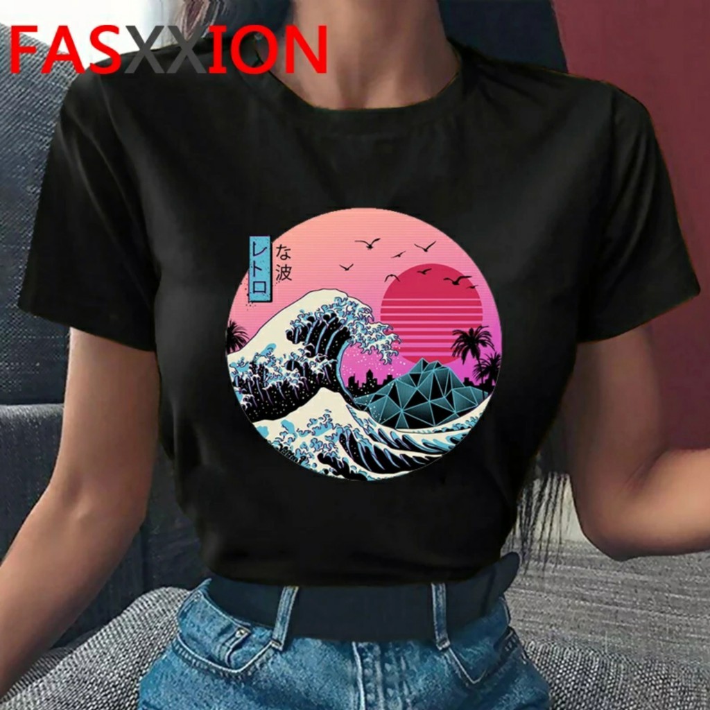 Kaos Wanita Murah Lengan Pendek Kekinian Katun Kaos Cewek Import Oversize Keren Aesthetic