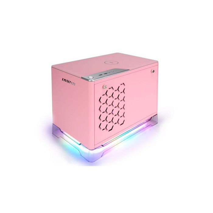 INWIN A1 Plus Pink - Mini ITX Tempered Glass With 650W PSU 80+ Gold