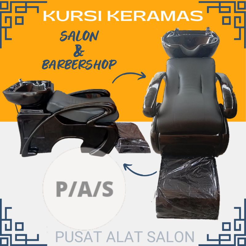 kursi keramas salon / washbak kursi keramas / kursi keramas fiber / kursi keramas barbershop