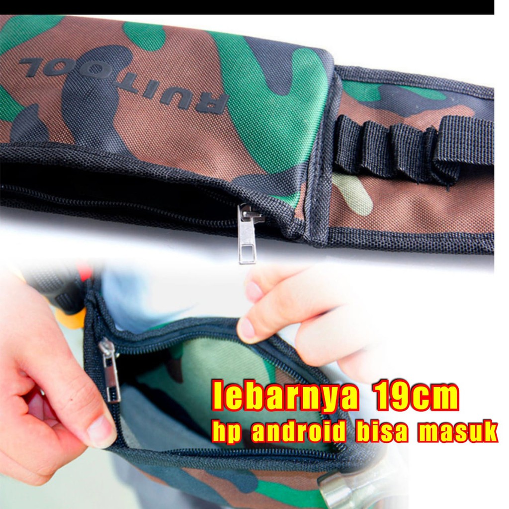 Tas Tukang Tebal / Tas Perkakas / Tool Bag / Tas selempang - warna cantik