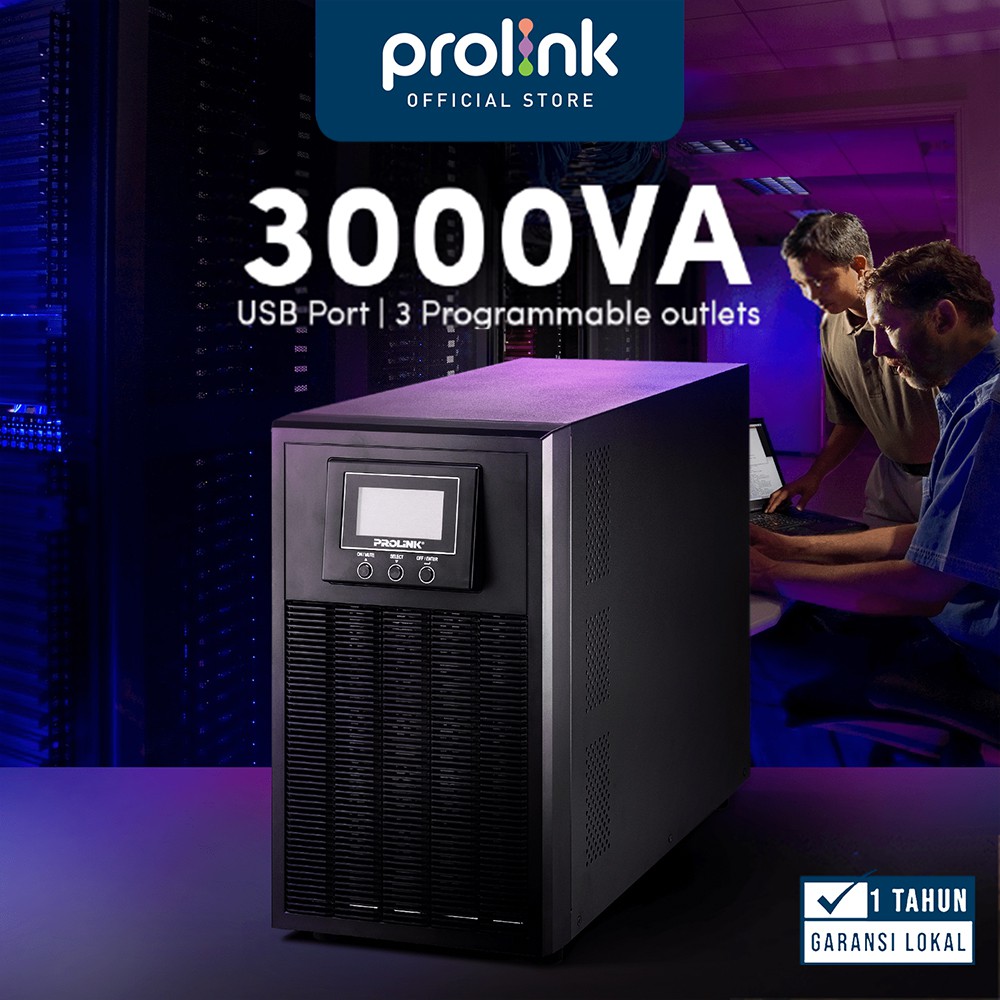 Prolink Online UPS 3000VA 2700Watt Uninterruptible Power Supply+Power Backup+Stabilizer