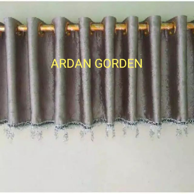 PONI GORDEN PISAH/PONI GORDEN BAHAN BLACKOUT EMBOSE/PONI GORDEN PISAH PAKAI SMOKRING MURAHTIRAI PONI