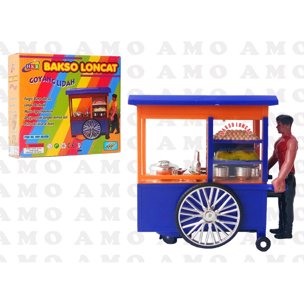 Terbaru Laris MAINAN GEROBAK TUKANG BAKSO 66-838 Murah