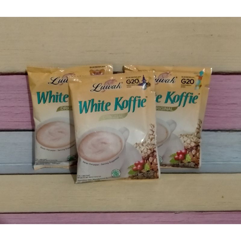 

Luwak White Koffie Original 20 gr x 1 Renceng