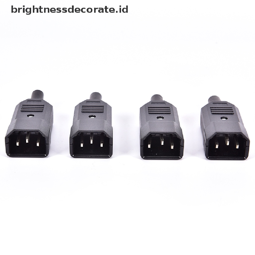 5pcs Konektor Power Iec C14 Male Rewireable