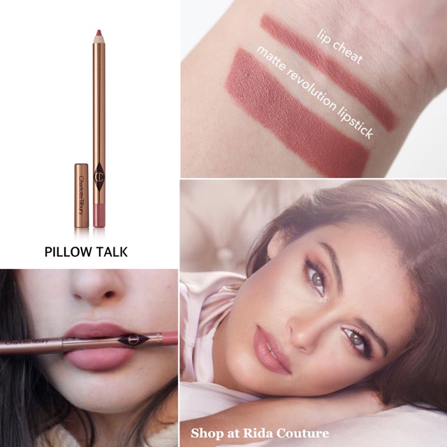 Charlotte Tilbury Lip Cheat Pillow Talk Shopee Indonesia